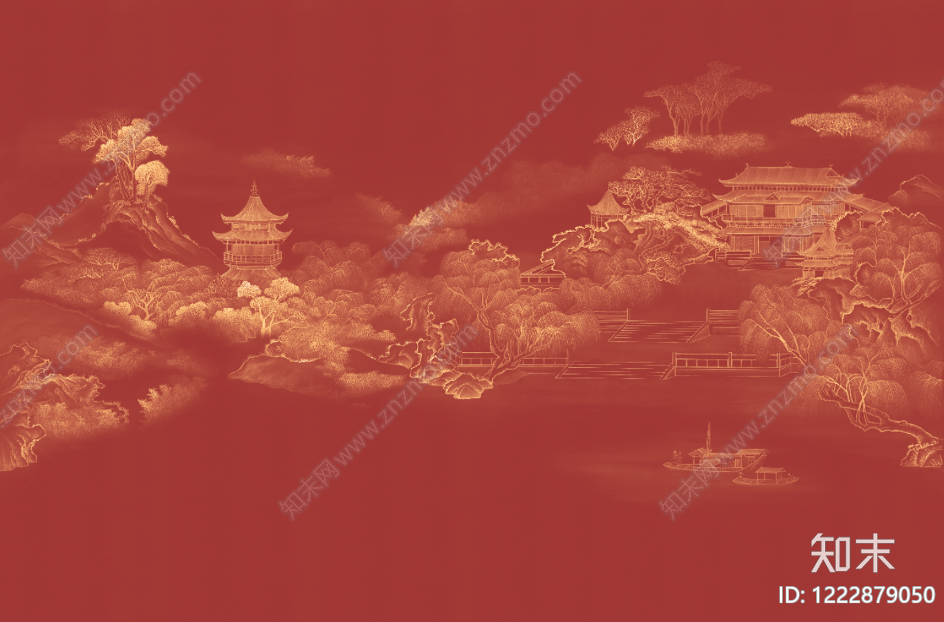 壁画高清贴图材质