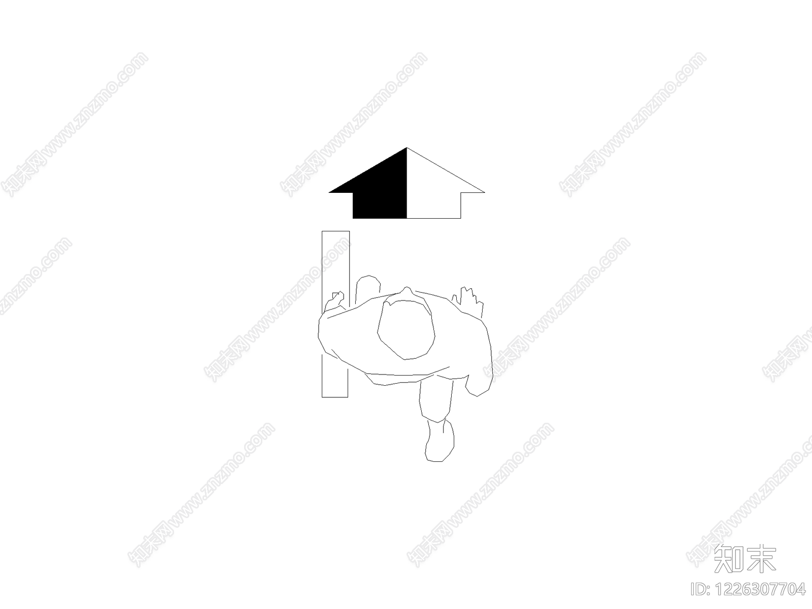 门cad施工图下载【ID:1226307704】