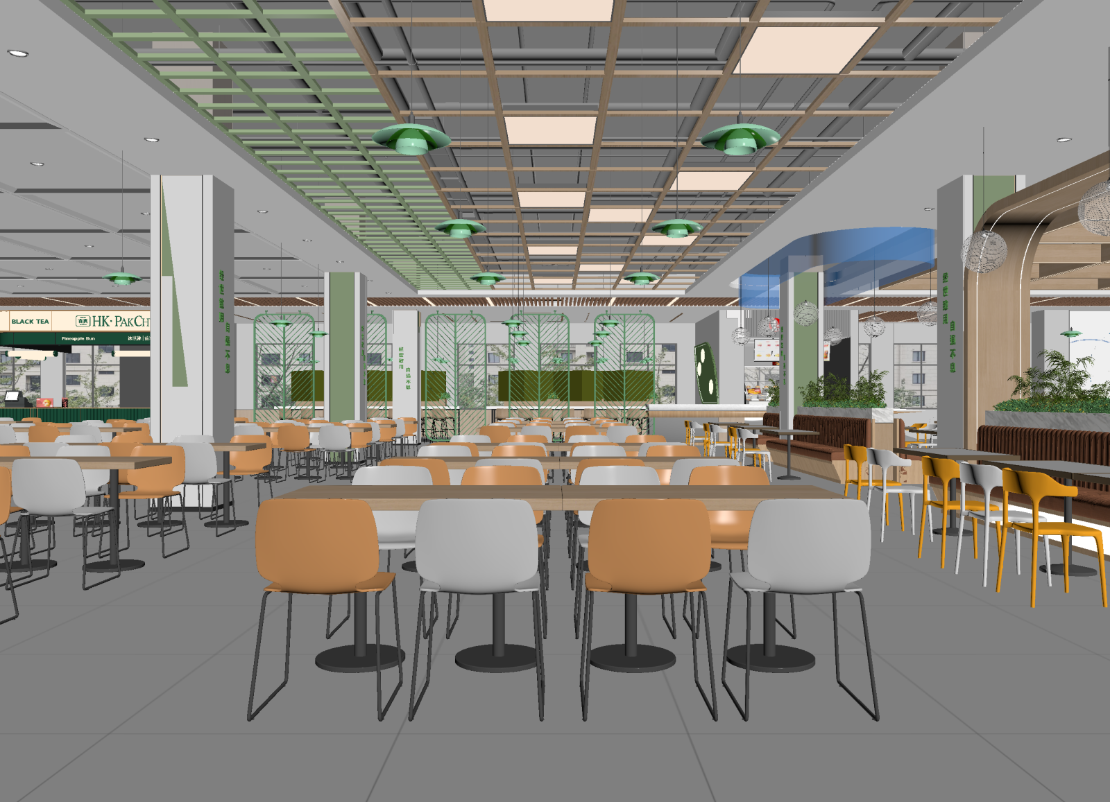 现代奶茶店3D模型下载【ID:1214830174】