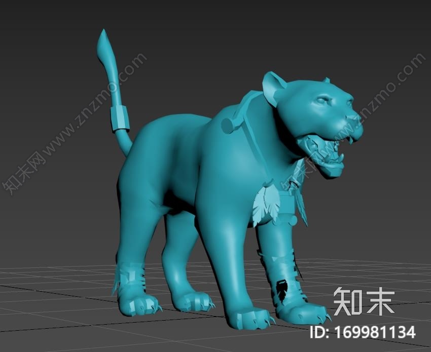 awilix_jaguar_月之女神坐骑3d打印模型下载【ID:169981134】