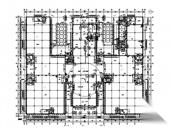 [石家庄]某高校五层图书馆建筑施工图cad施工图下载【ID:165610140】