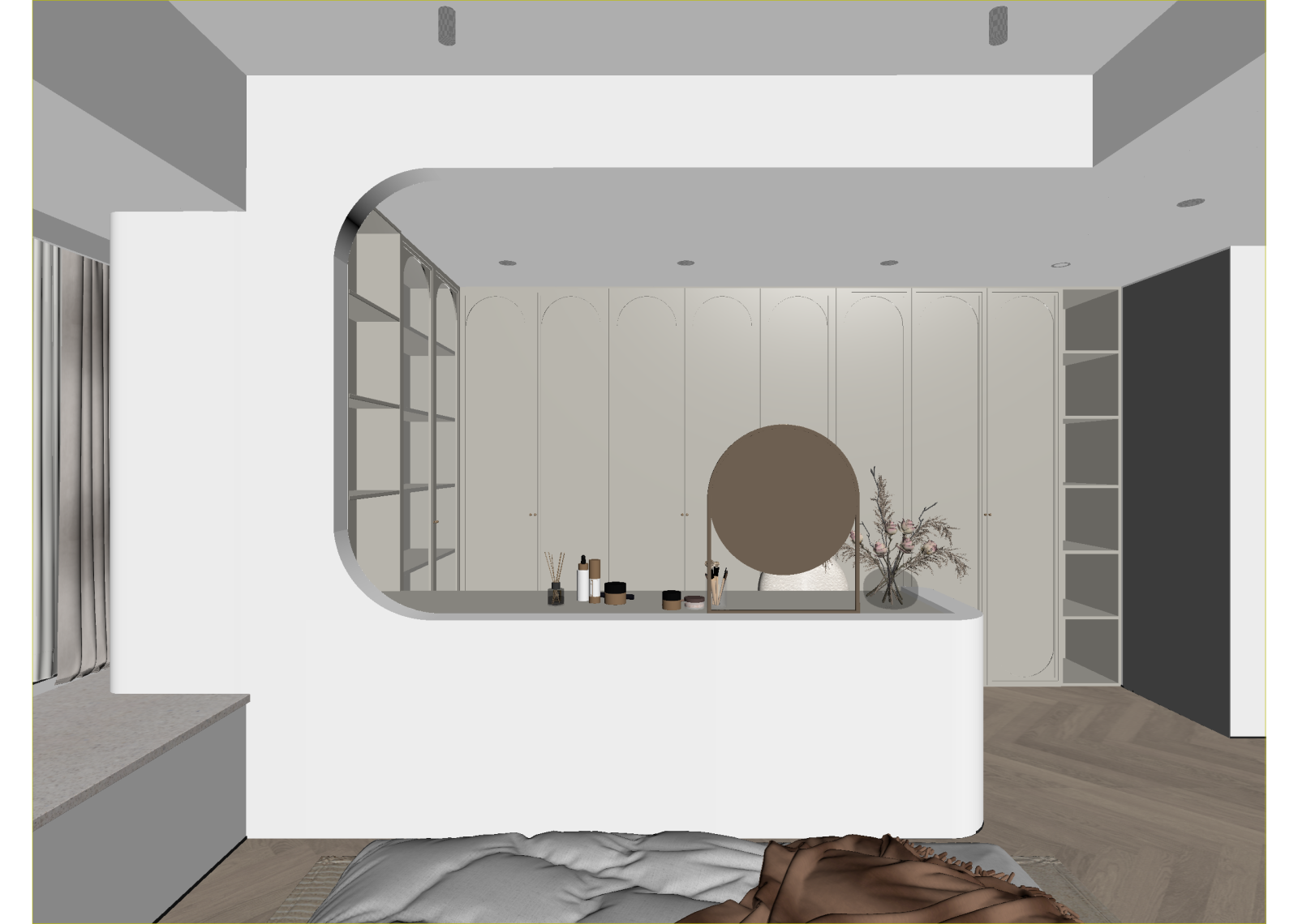 法式衣帽间3D模型下载【ID:1215097822】