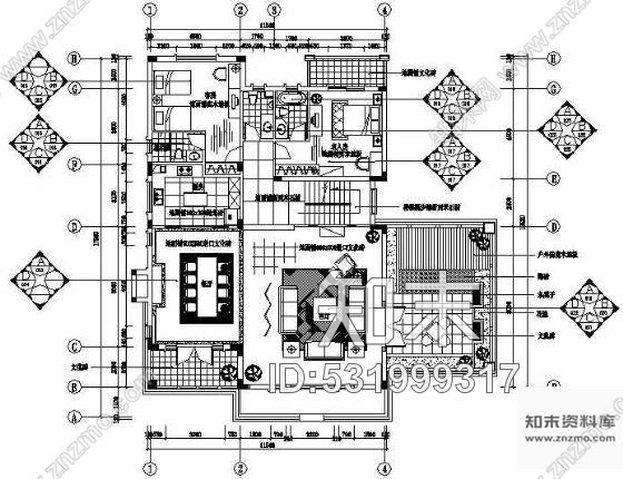 施工图某三层别墅装修图cad施工图下载【ID:531999317】