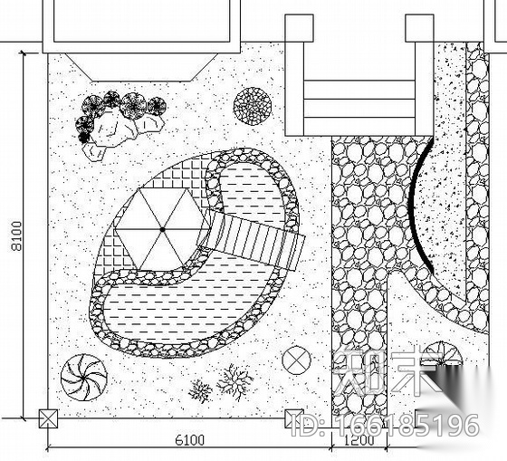 湖南某花园小别墅设计施工图cad施工图下载【ID:166185196】