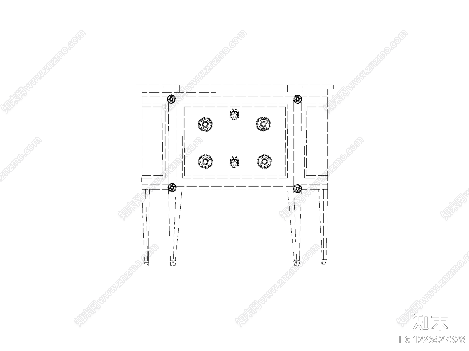 柜子cad施工图下载【ID:1226427328】