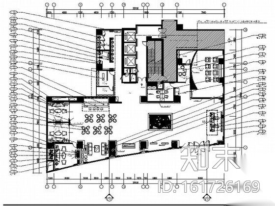 [广东]大型城市综合体豪华现代风格售楼处室内装修施工图施工图下载【ID:161726169】