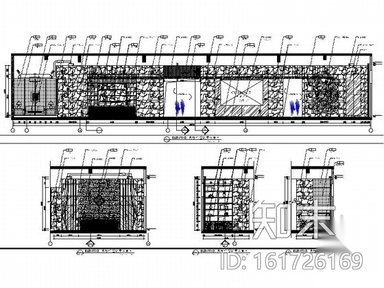 [广东]大型城市综合体豪华现代风格售楼处室内装修施工图施工图下载【ID:161726169】