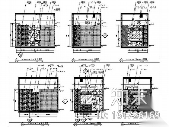 [广东]大型城市综合体豪华现代风格售楼处室内装修施工图施工图下载【ID:161726169】