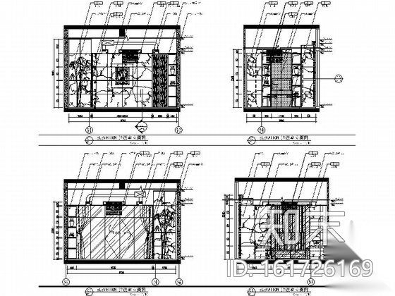 [广东]大型城市综合体豪华现代风格售楼处室内装修施工图施工图下载【ID:161726169】