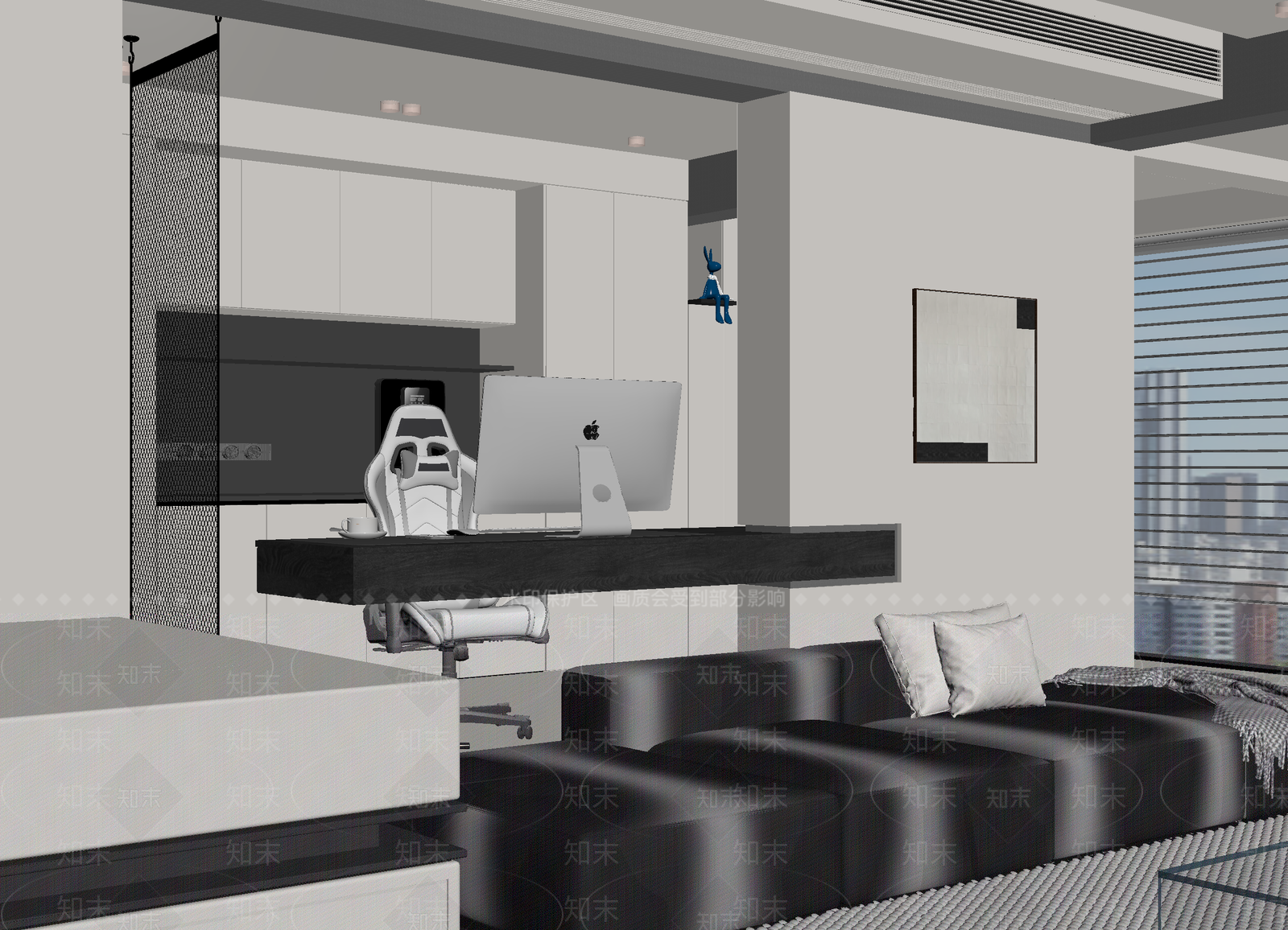 现代工作室3D模型下载【ID:1214689015】