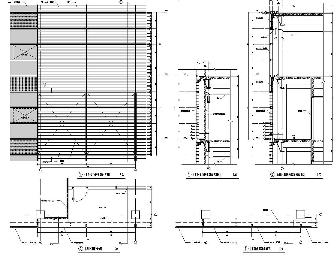 [上海]现代风格国际设计中心建筑施工图设计—同济cad施工图下载【ID:149933156】