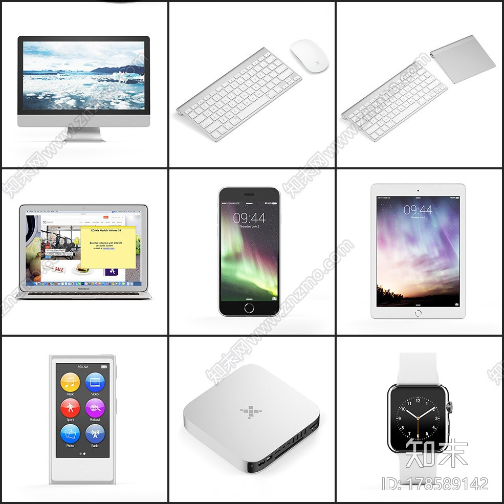 21套数码电子产品合集CG模型下载【ID:178589142】