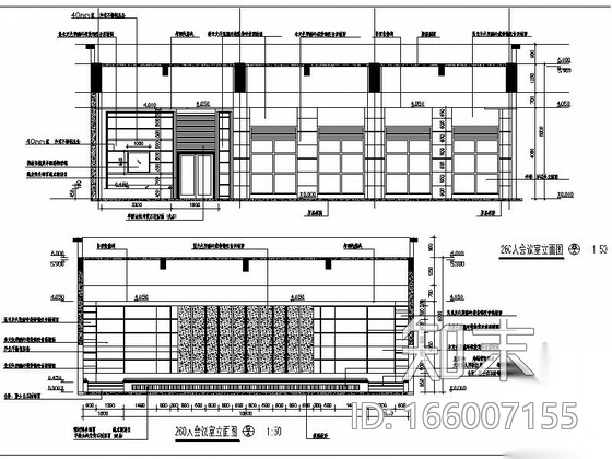[云南]省级设计院工程现代办公楼室内装修施工图cad施工图下载【ID:166007155】
