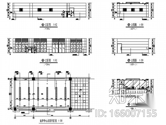 [云南]省级设计院工程现代办公楼室内装修施工图cad施工图下载【ID:166007155】
