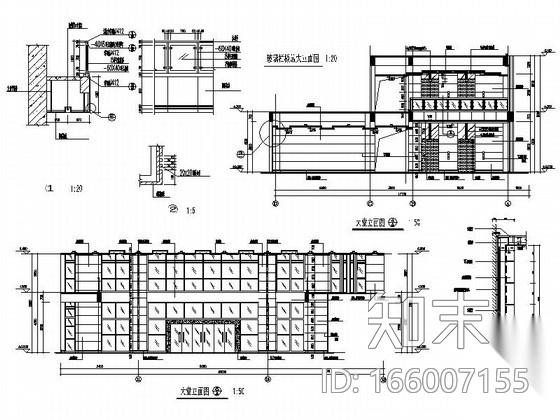 [云南]省级设计院工程现代办公楼室内装修施工图cad施工图下载【ID:166007155】