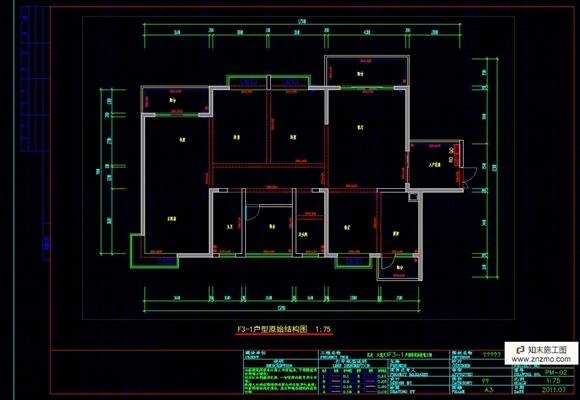 标准欧式风格施工图cad施工图下载【ID:36892165】