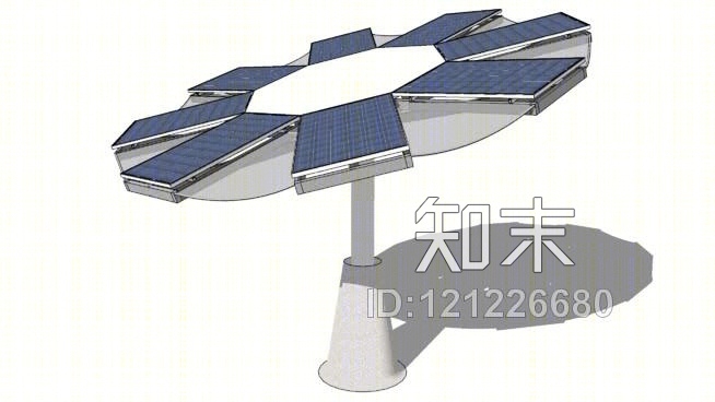 现代太阳能树（C）SU模型下载【ID:121226680】