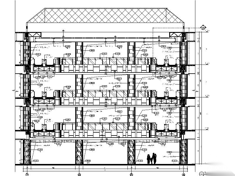 [山东]现代气派高端大型商场室内设计施工图cad施工图下载【ID:160704185】