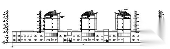 [江西省龙南县]某七层商住楼建筑施工图cad施工图下载【ID:167489114】