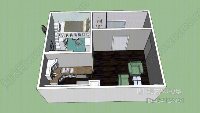 第一公寓SU模型下载【ID:434128491】