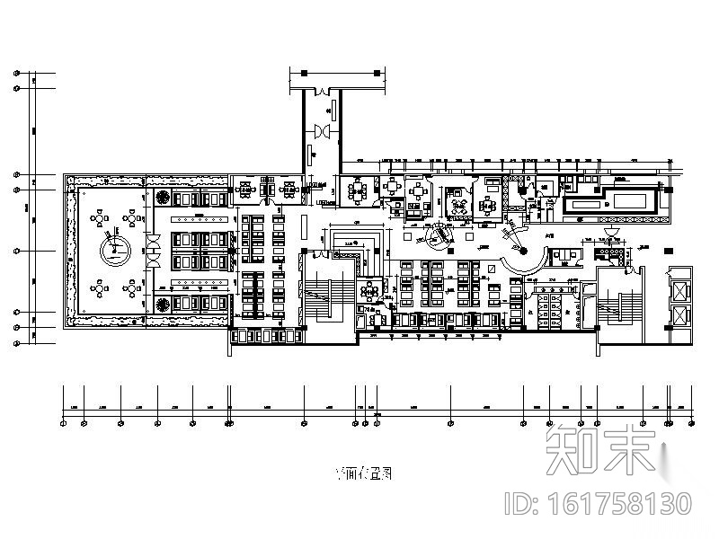 某知名中西餐厅装修施工图施工图下载【ID:161758130】