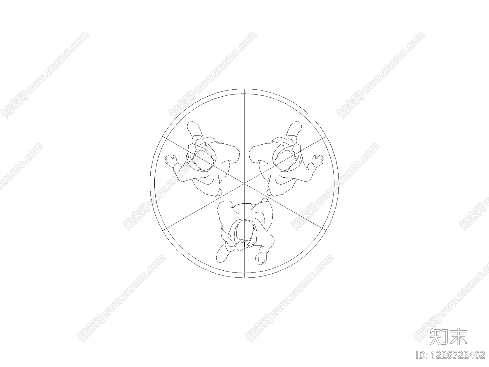 人物cad施工图下载【ID:1226522462】
