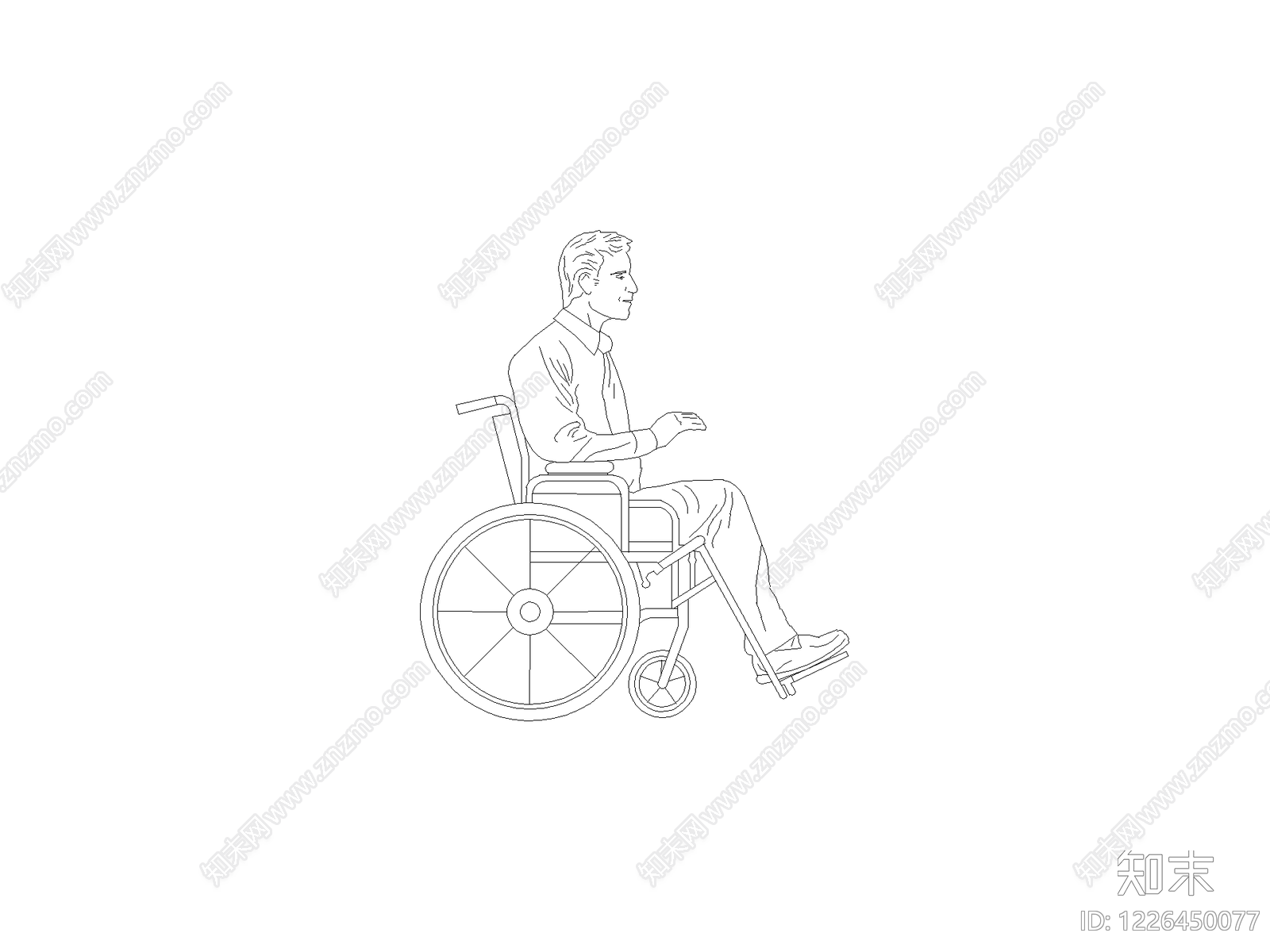 人物cad施工图下载【ID:1226450077】
