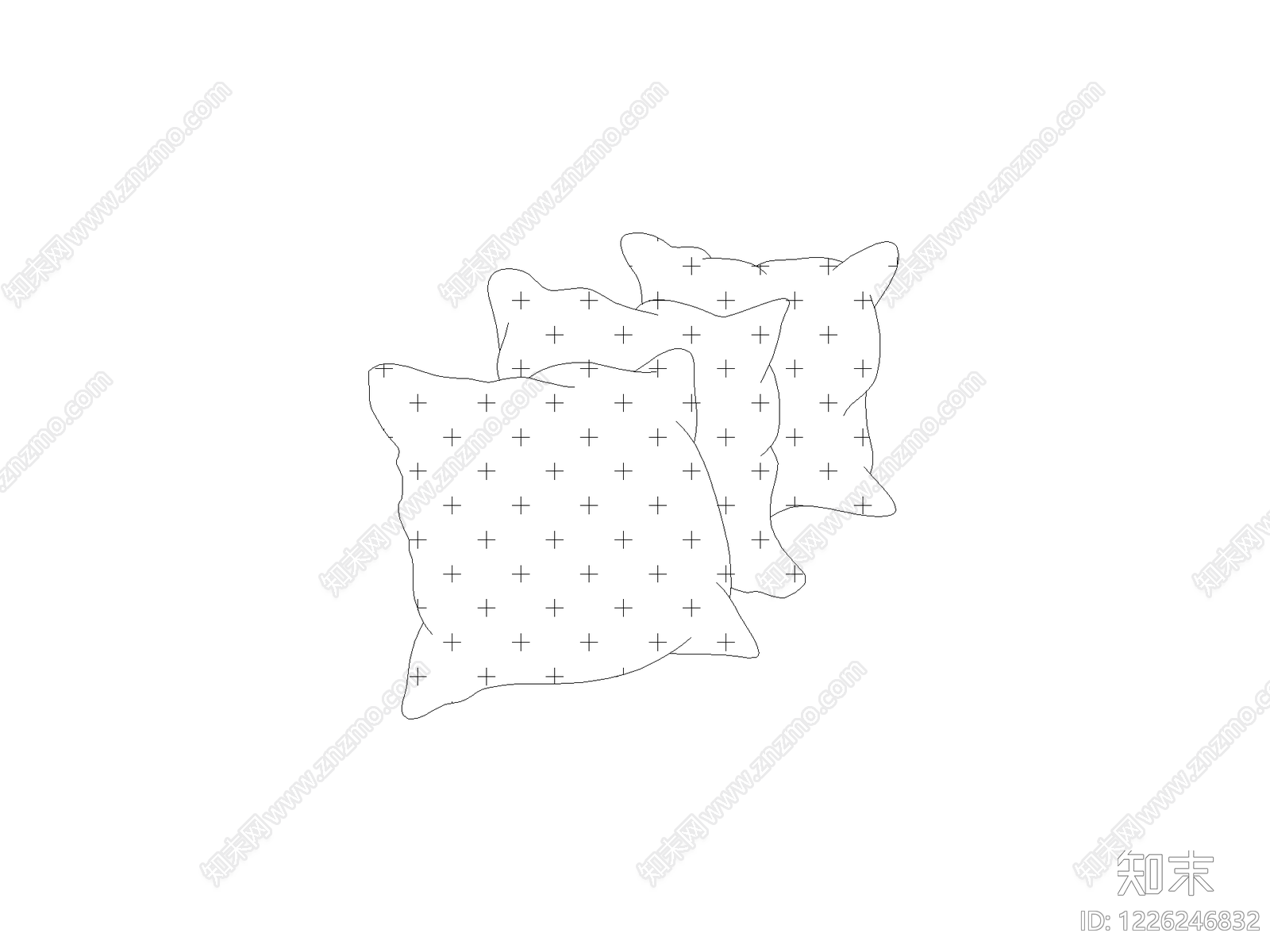 摆件cad施工图下载【ID:1226246832】
