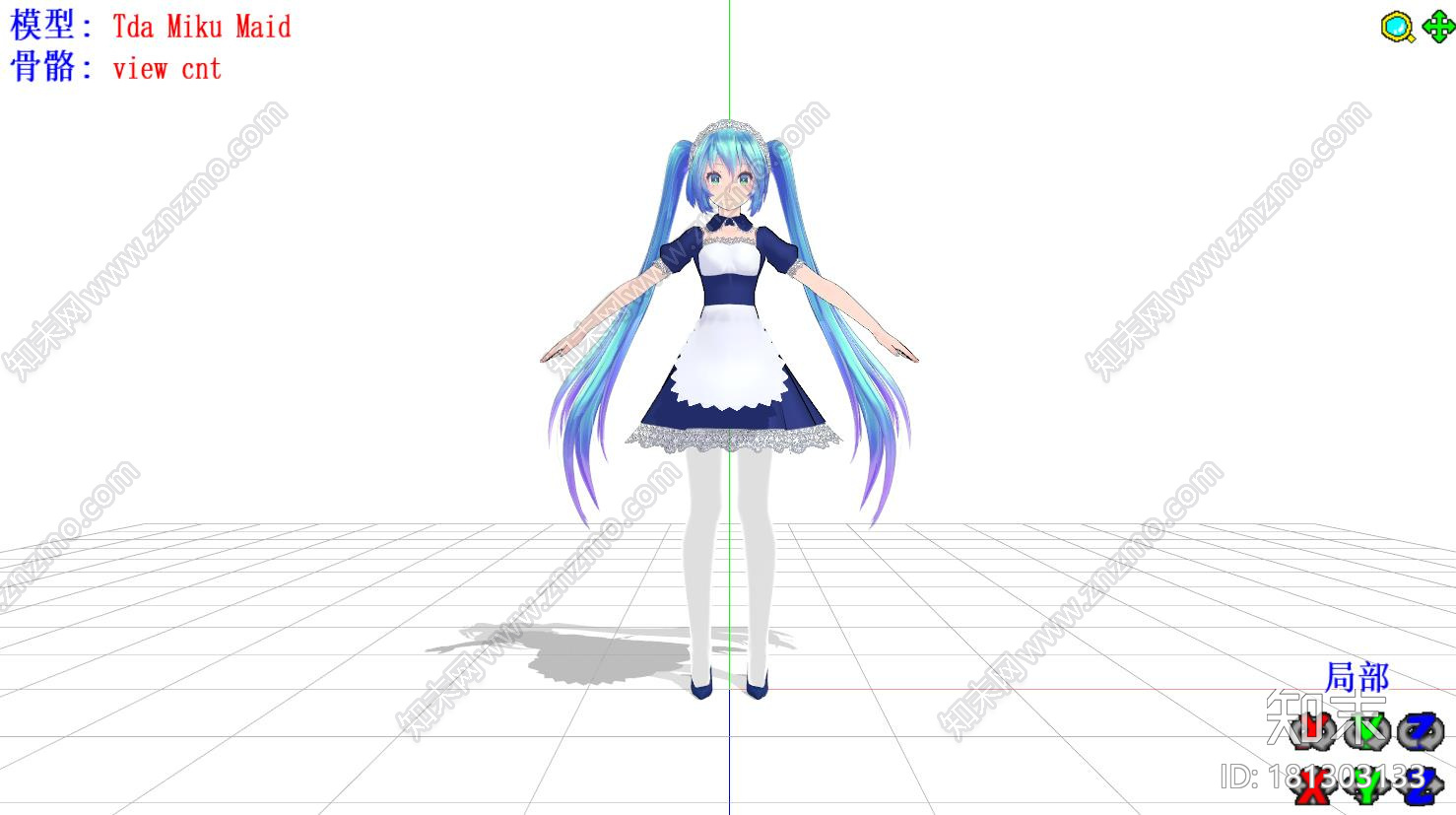 初音未来Tdammd模型下载【ID:181303133】