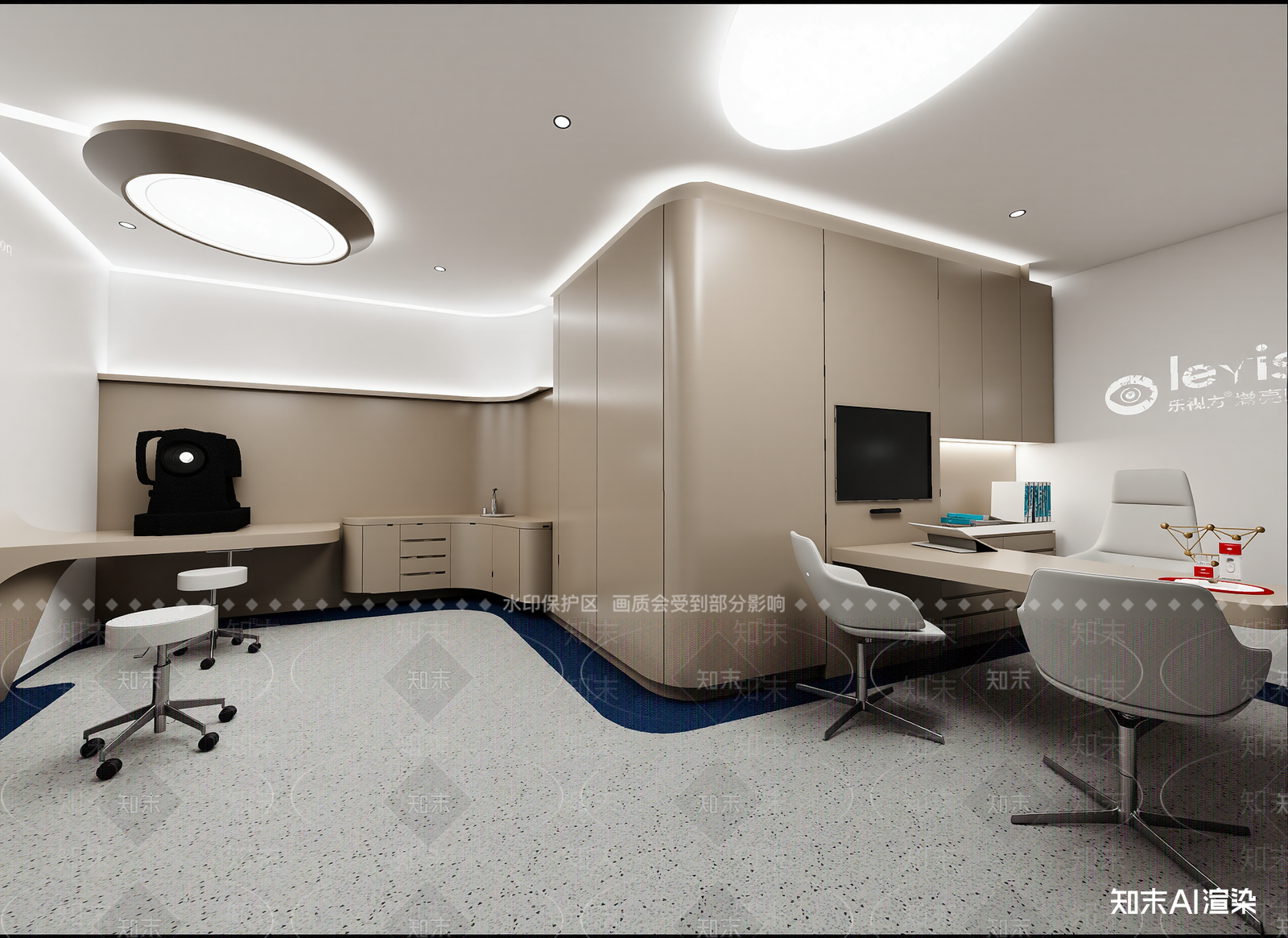 现代美容院3D模型下载【ID:1214628492】