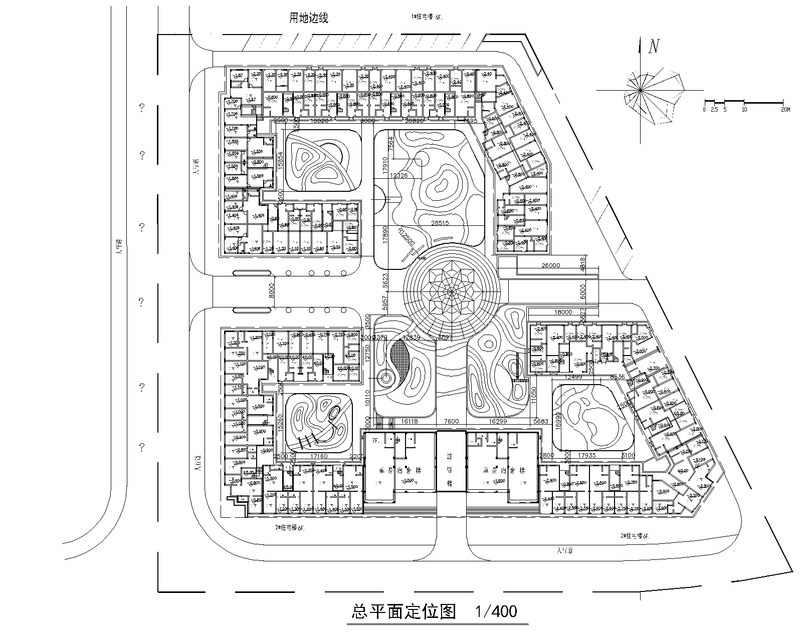 [广西]庭香园环境居住区景观园林CAD施工图施工图下载【ID:161019198】