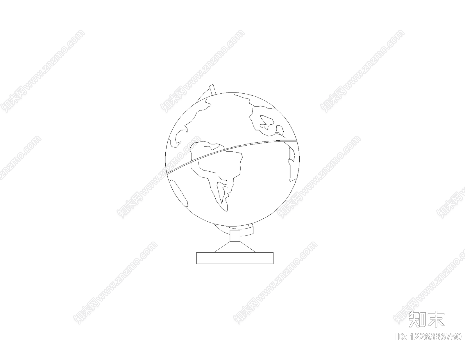 世界地图CAD图纸