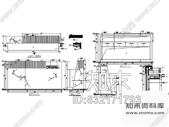 图块/节点住户大堂接待台大样图施工图下载【ID:832171793】