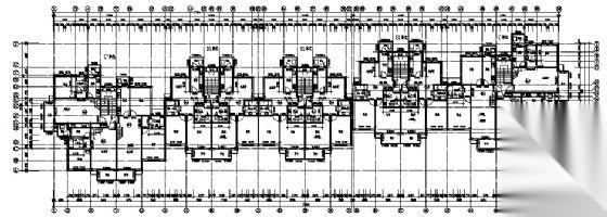 某六层住宅建筑施工图cad施工图下载【ID:149866172】