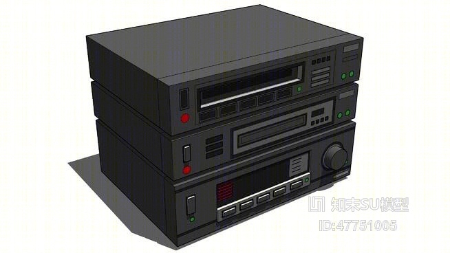 音响SU模型下载【ID:47751005】