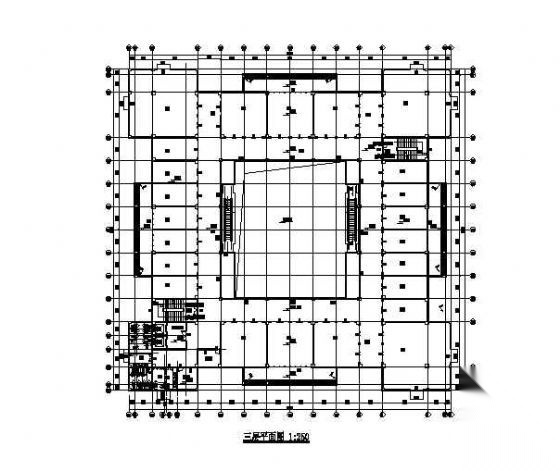 某玉器城展厅幕墙工程建筑施工图cad施工图下载【ID:164861174】