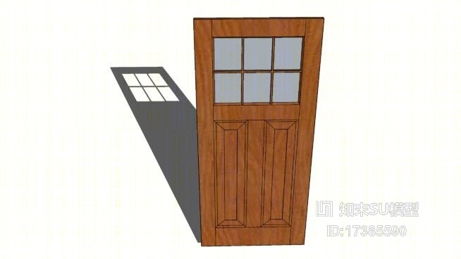 门板SU模型下载【ID:217909420】