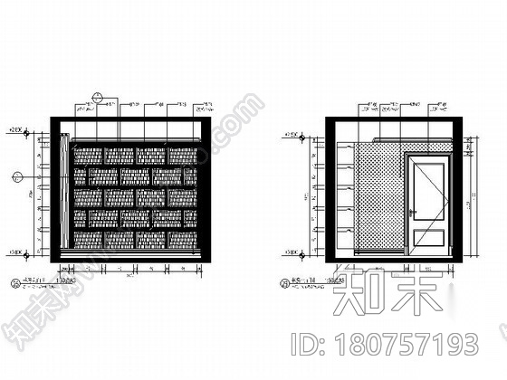 [江苏]某国际售楼处四居室样板房装修图（含效果）cad施工图下载【ID:180757193】