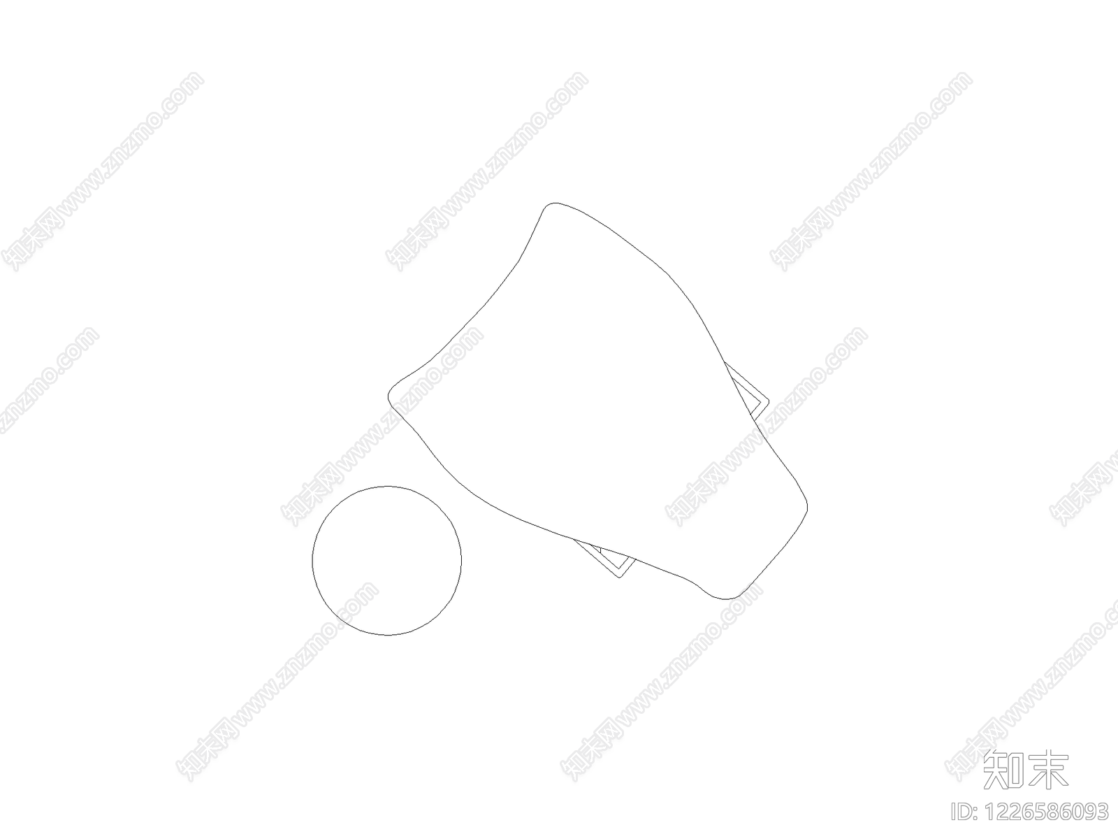 现代沙发CAD图纸