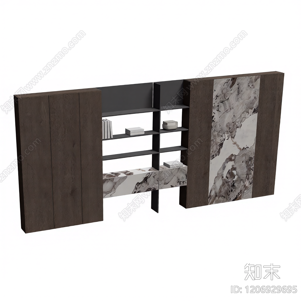 大理石电视墙组合3D模型下载【ID:1206929695】