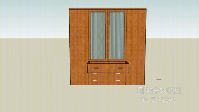 衣柜SU模型下载【ID:47642803】