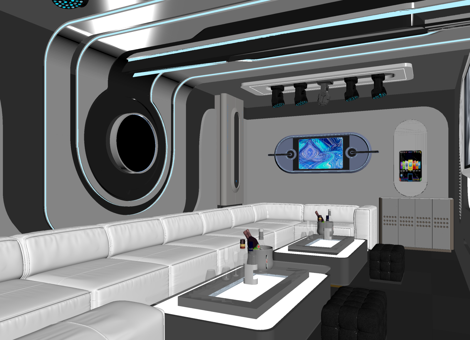 现代电竞房3D模型下载【ID:1214575288】