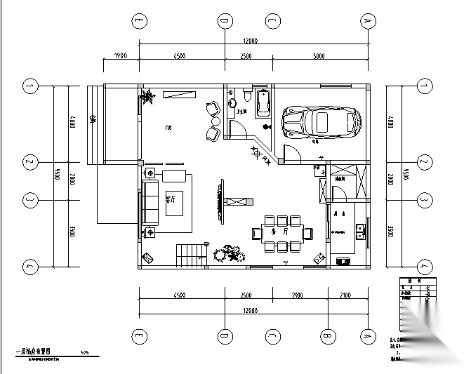 简约欧式风格两层别墅设计施工图（附效果图）cad施工图下载【ID:160495104】