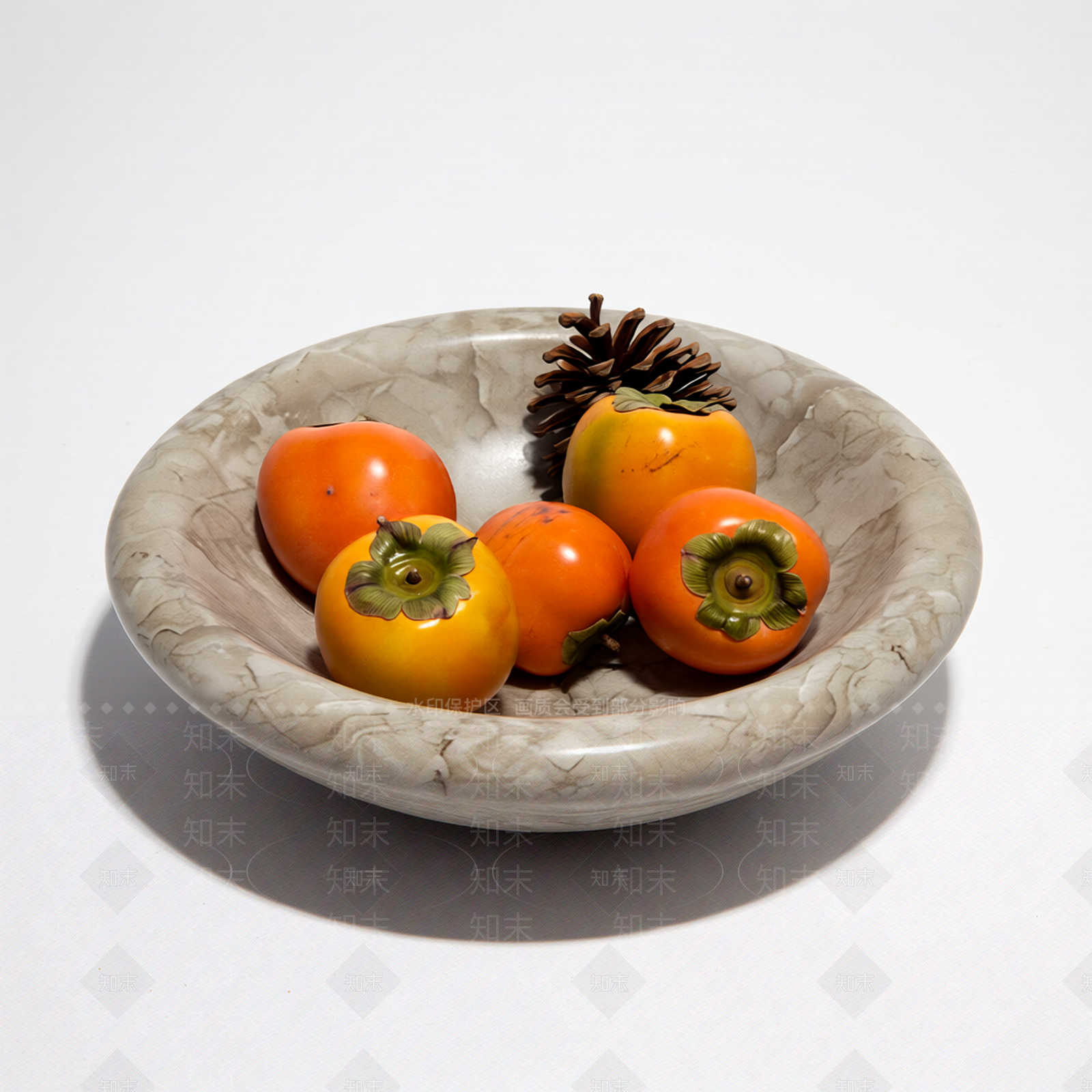 酒水食物3D模型渲染效果图