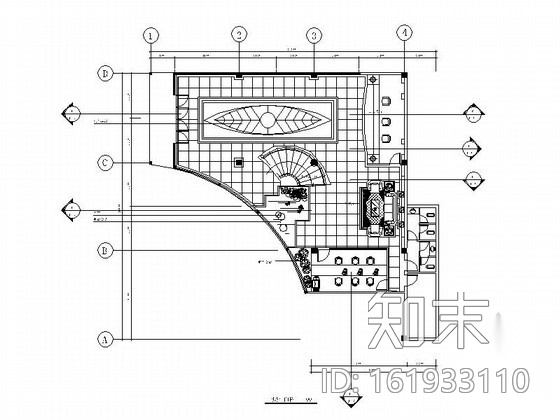 [福建]繁华商业街时尚综合性多功能豪华酒店装修施工图施工图下载【ID:161933110】