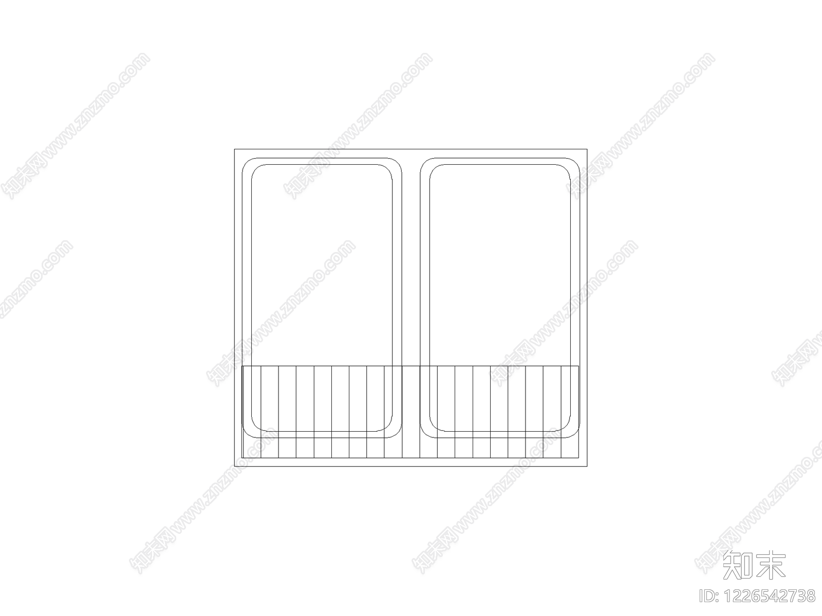 厨房设施CAD图纸