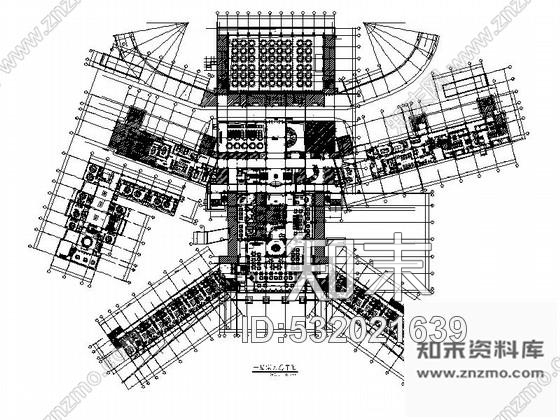 施工图福建超完整白金五星级豪华气派现代风格商务度假酒店室内设计施工图含方案效果cad施工图下载【ID:532021639】