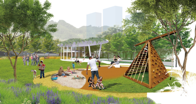 [福建]客家土楼文化生态高层居住区景观设计方案施工图下载【ID:161084115】