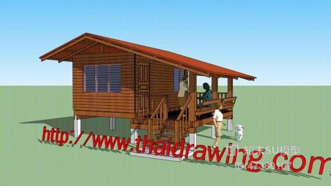景观小建筑SU模型下载【ID:617903727】