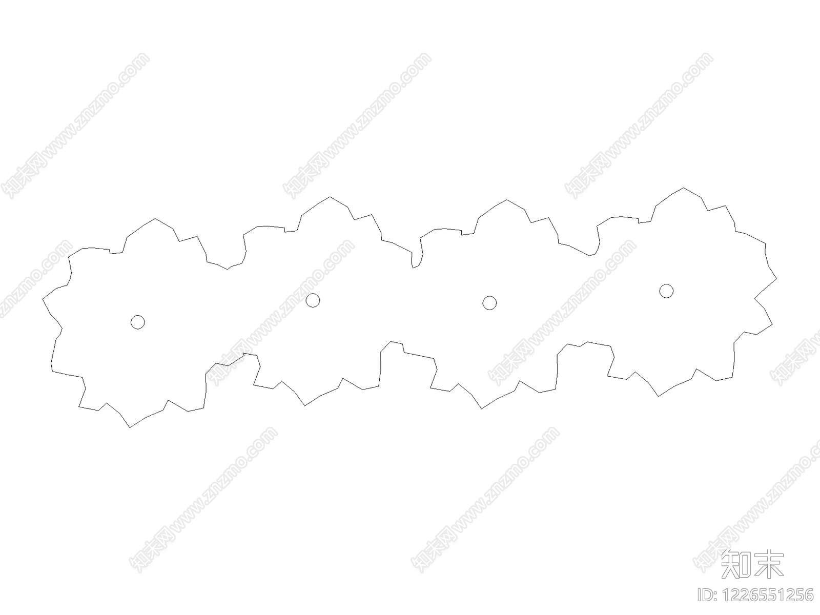 装饰线条CAD图纸
